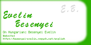 evelin besenyei business card